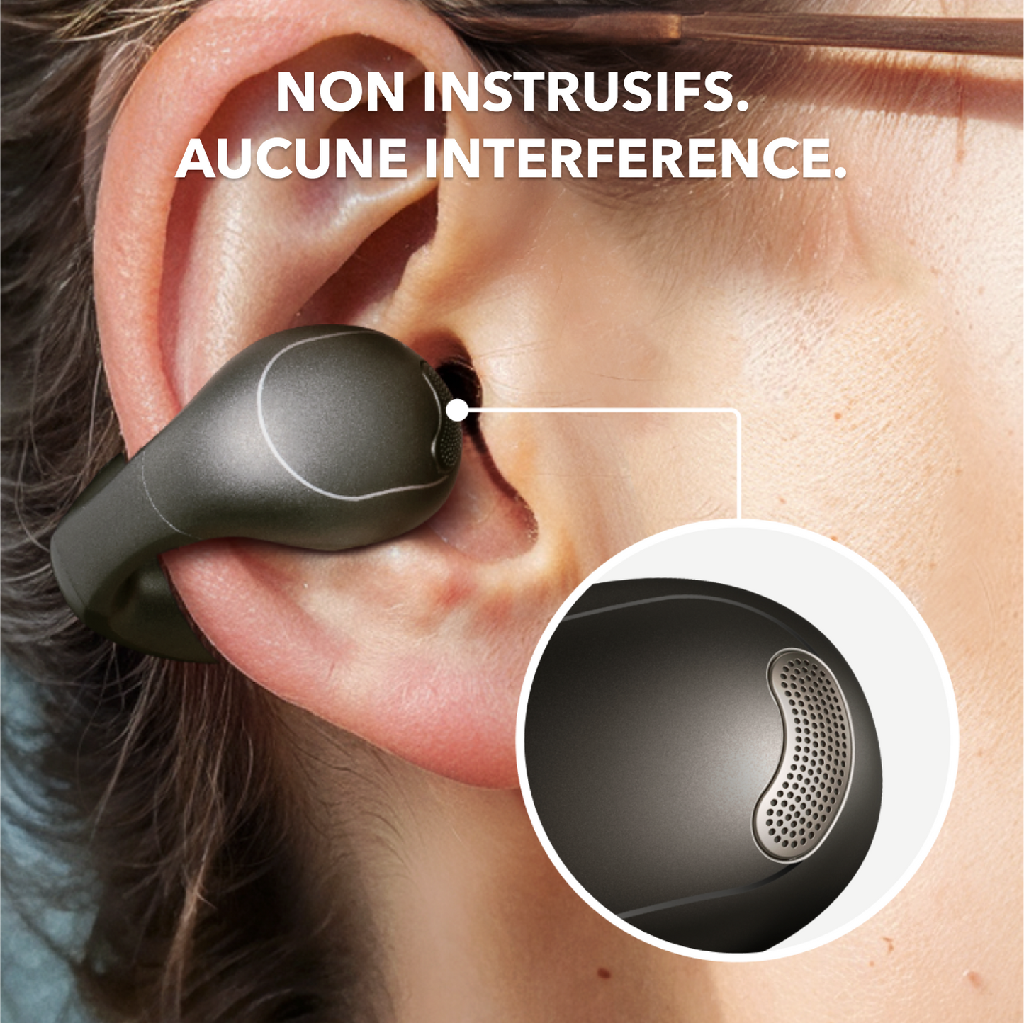 soundcore C40i | Écouteurs clip flexbiles et confortables