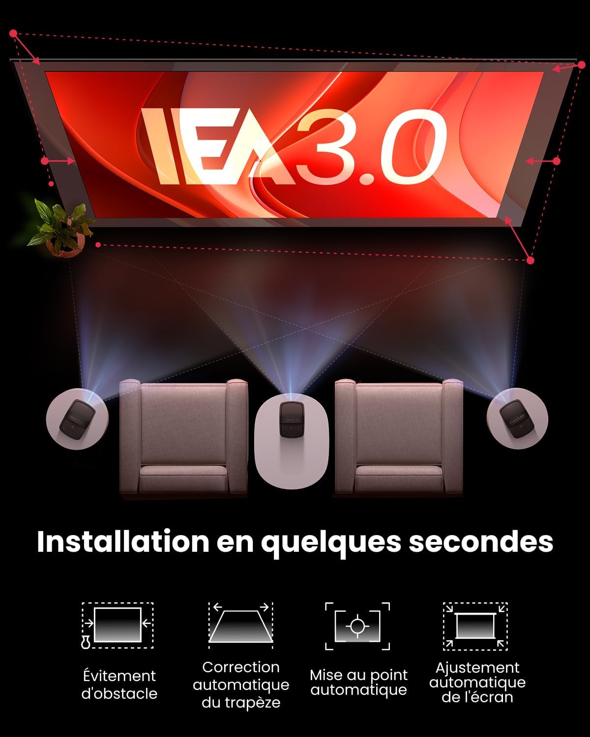 Anker Nebula Mars 3 Air Vidéoprojecteur 1080p