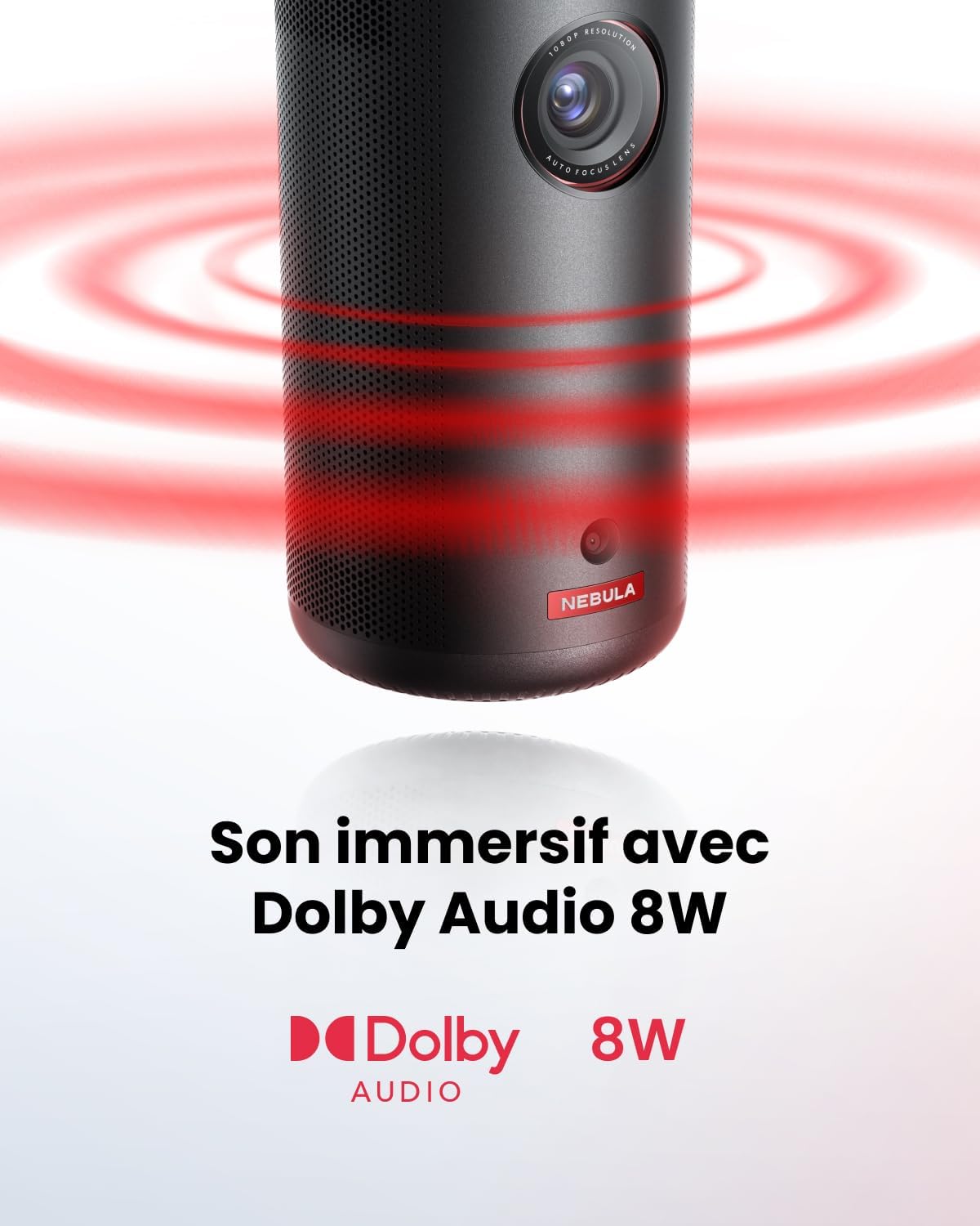 Nebula Capsule 3 (Nouveau) | Mini projecteur Google TV 1080p