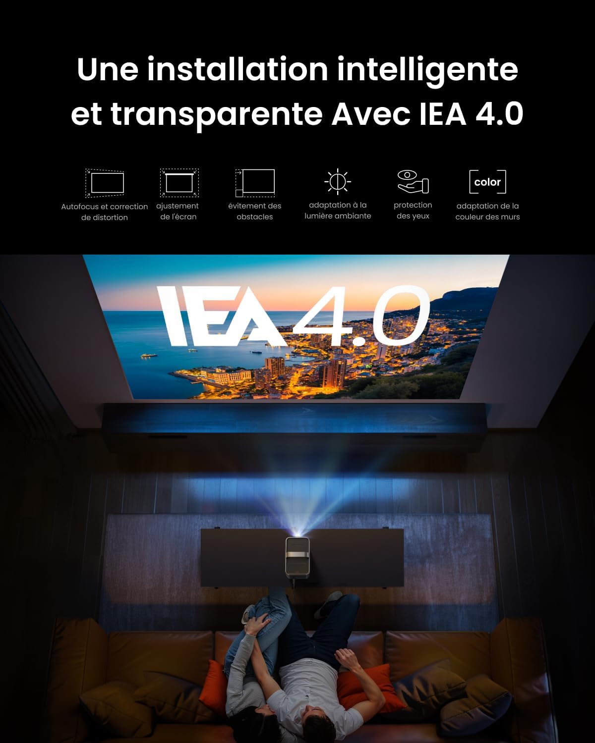 Nebula Cosmos 4K SE | Projecteur Dolby Vision avec Google TV
