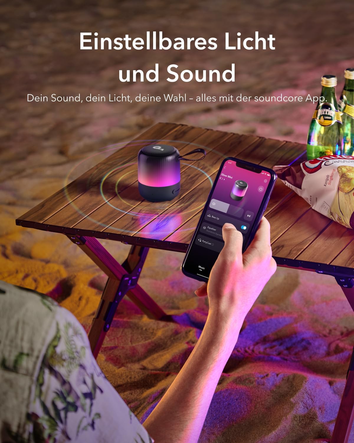 soundcore Glow Mini Enceinte Bluetooth Puissante