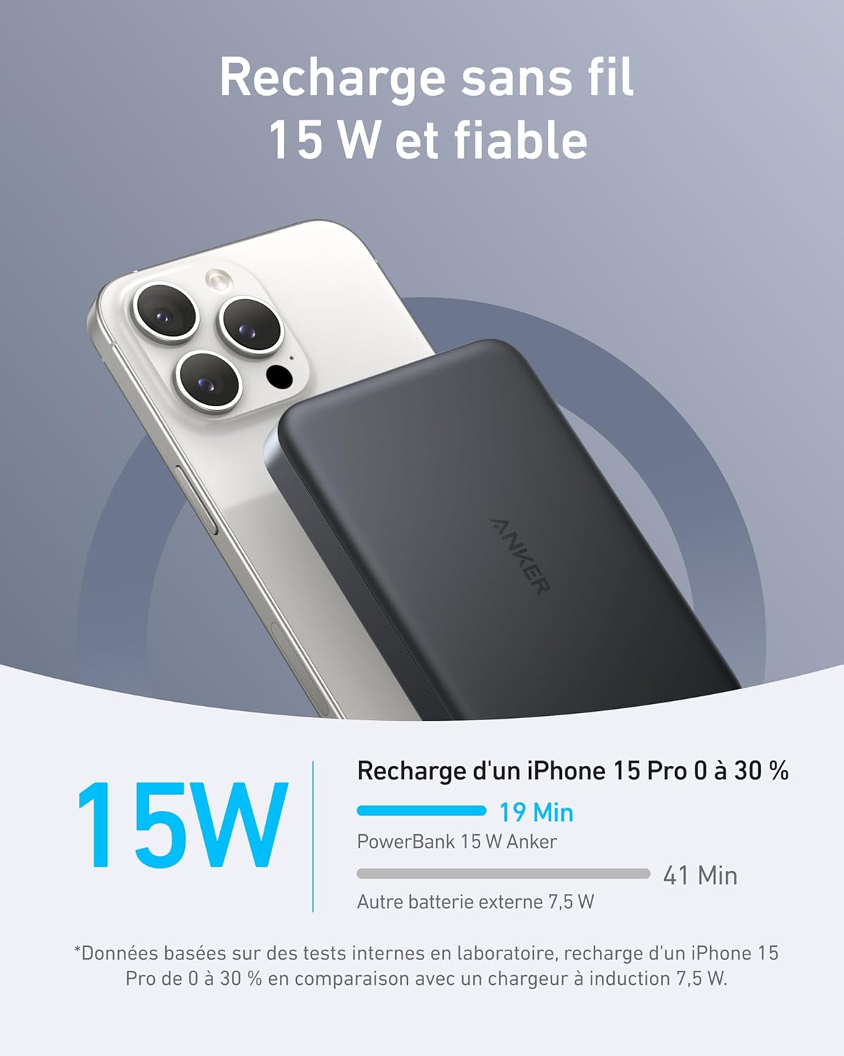 Sport X20 +PowerBank Anker MagGo (10K, Slim)