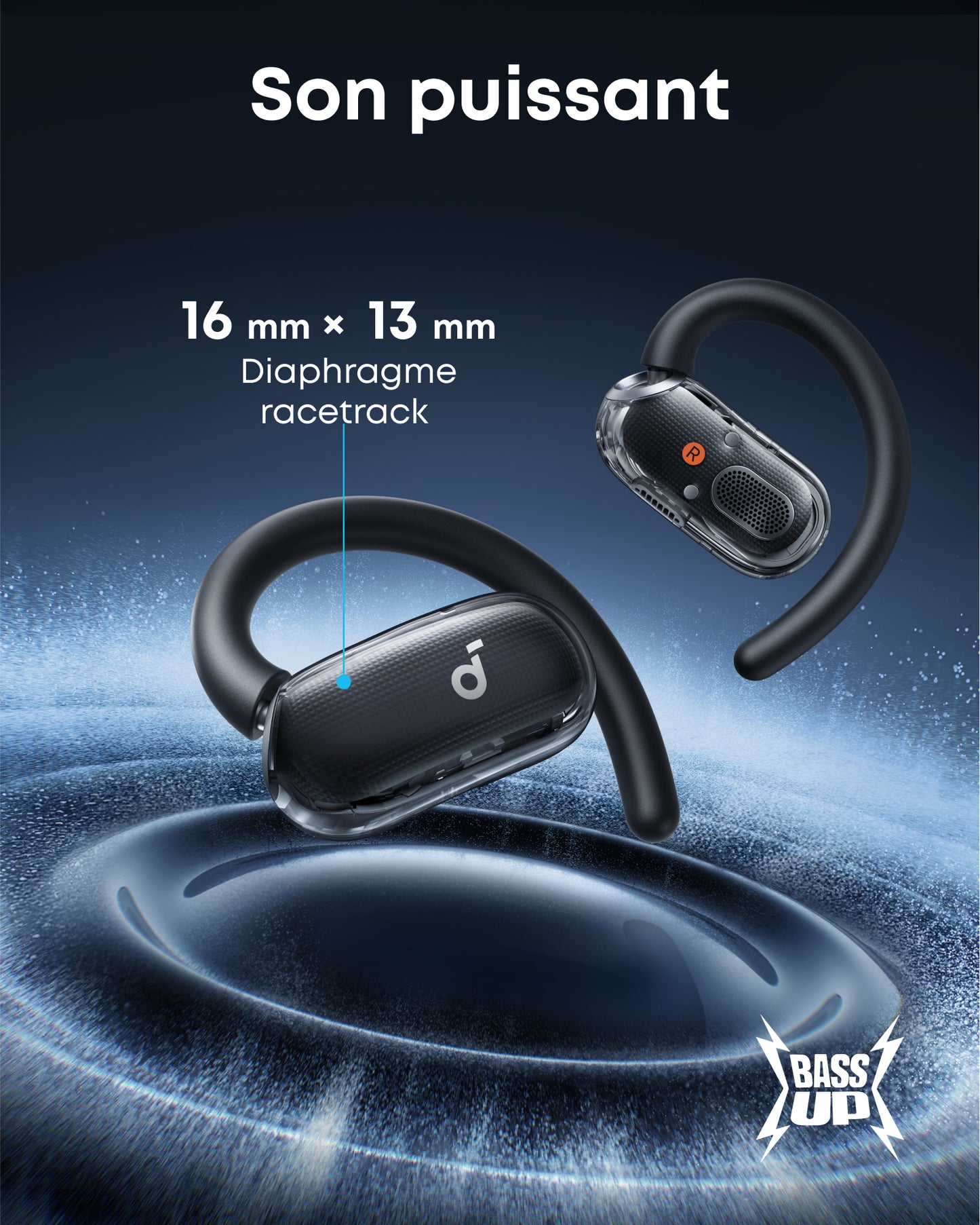 V40i | Écouteurs oreilles libres à conduction osseuse