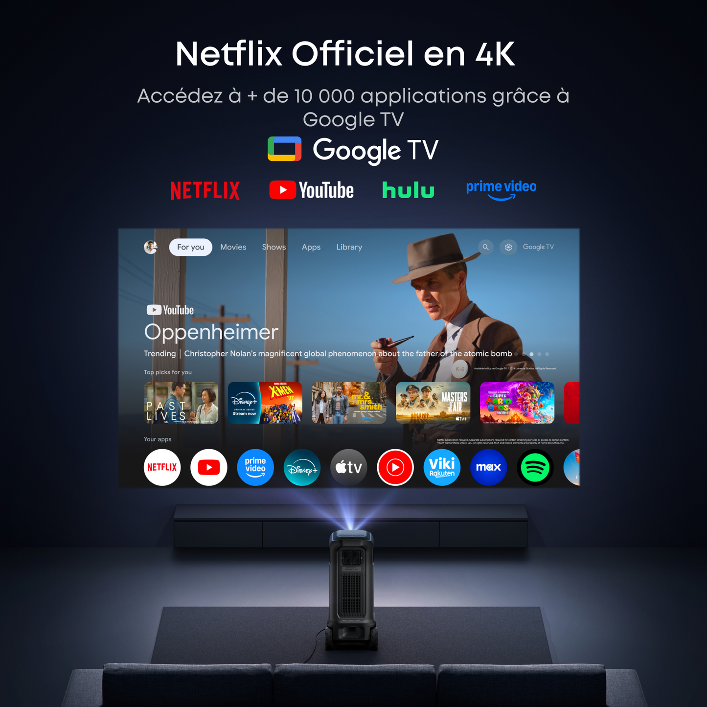 Nebula X1 Pro | projecteur cinéma Triple Laser 4K