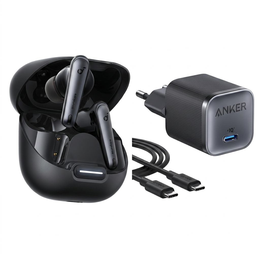 Liberty 4 NC + Chargeur Anker Nano (45 W) avec câble USB-C