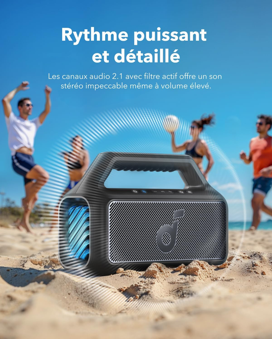 soundcore Boom 2 Enceinte Bluetooth portable avec son puissant de 80W