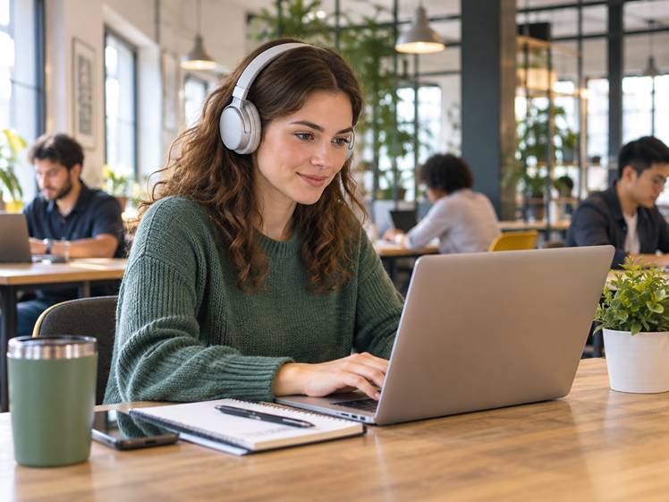 Travailler dans un espace de coworking