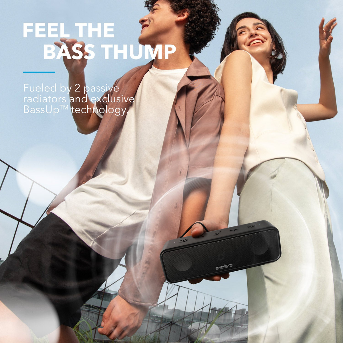soundcore 3 Enceinte Bluetooth avec grave profond