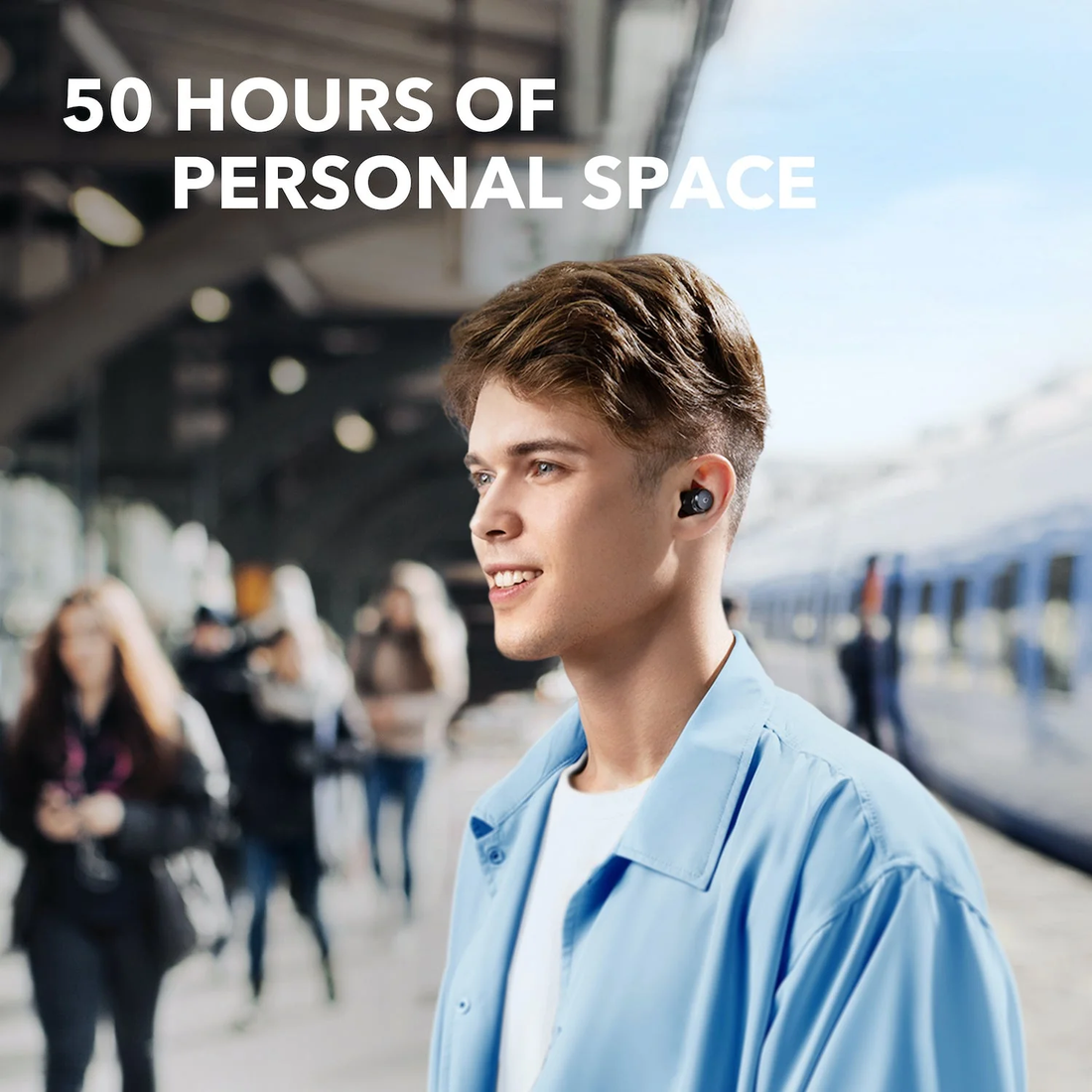 soundcore Space A40 écouteurs avec une batterie longue durée