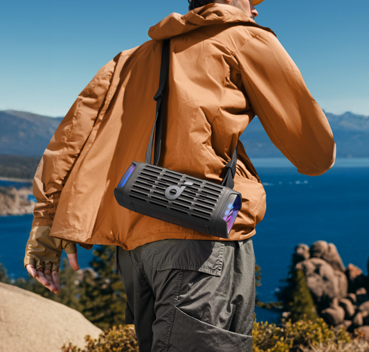 soundcore Boom 3i enceintes utilisées pour les activités en extérieur