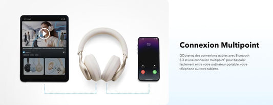 soundcore Space One support la connection multipoint