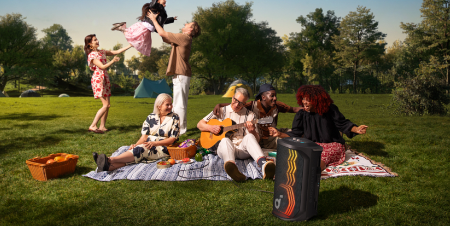 soundcore Rave 3S utilisée en extérieur