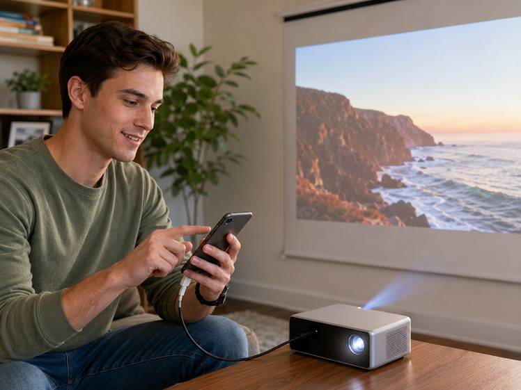Comment connecter un vidéoprojecteur à son téléphone