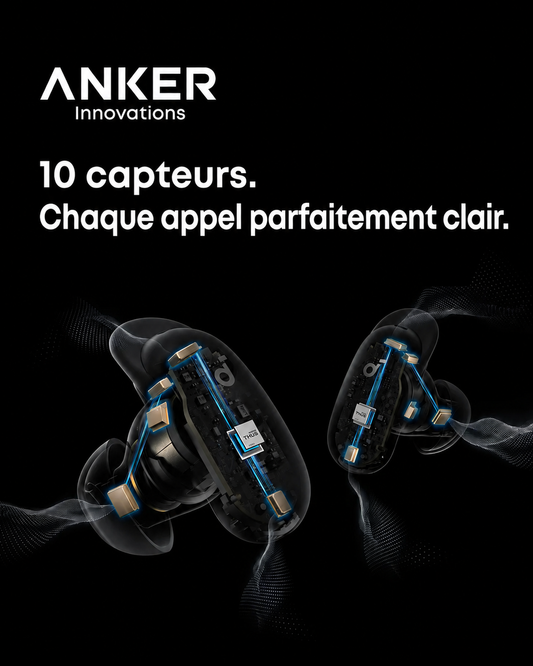 les Liberty 5 Pro Max équipés de dix capteurs pour des appels Whisper-Clear