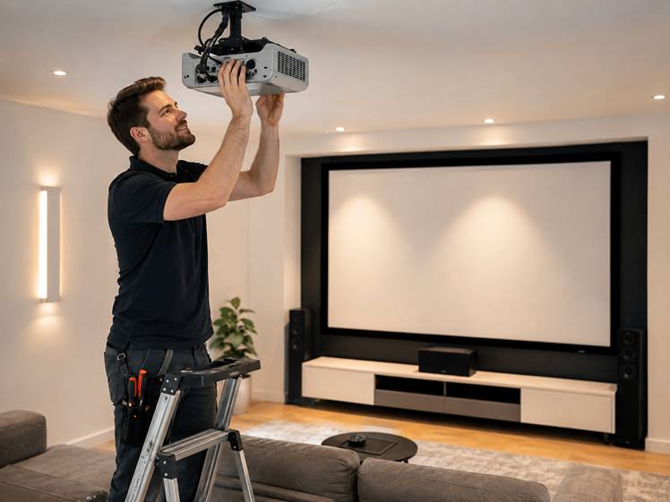 Installation vidéoprojecteur