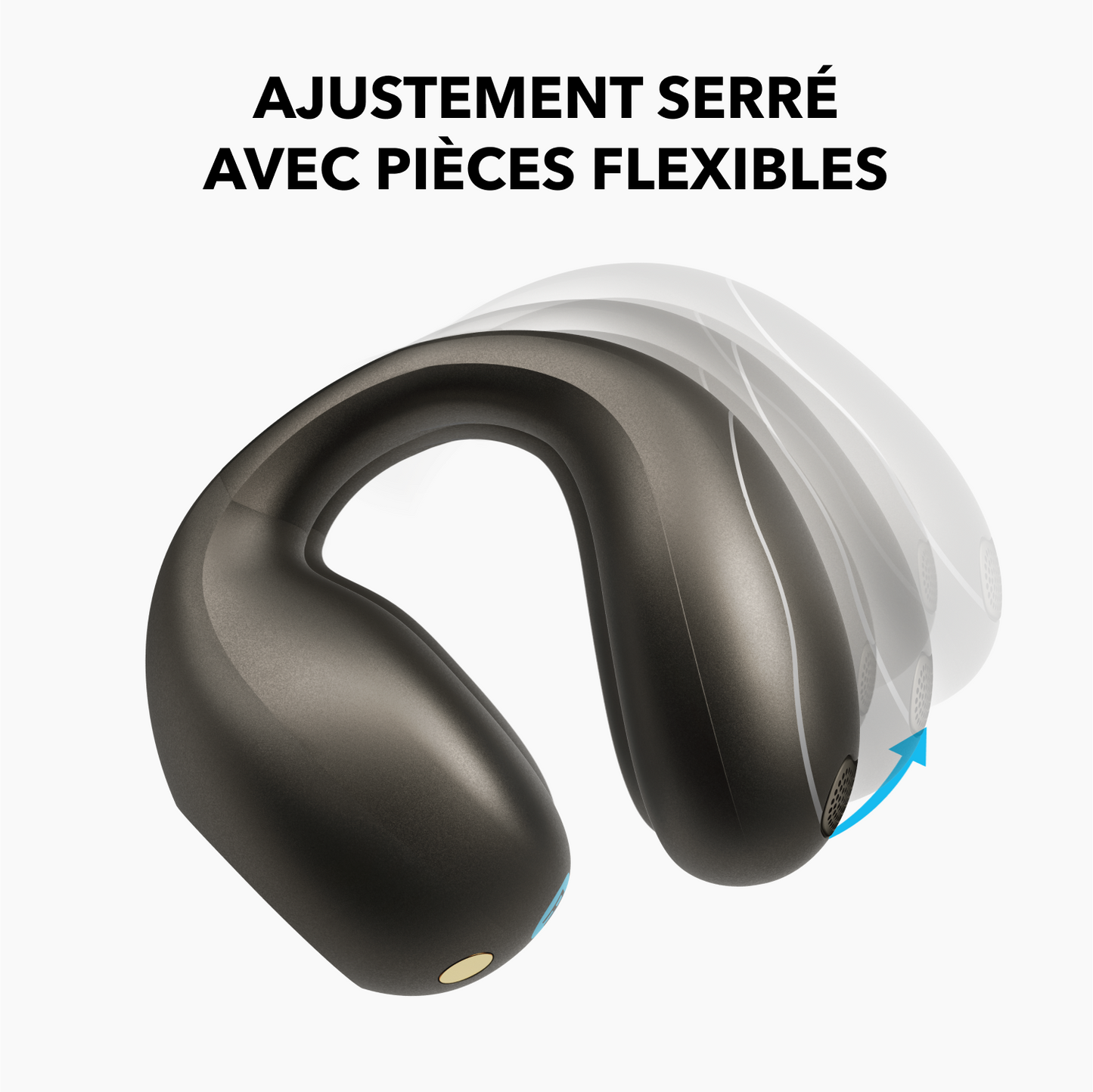 soundcore C40i | Écouteurs clip flexbiles et confortables