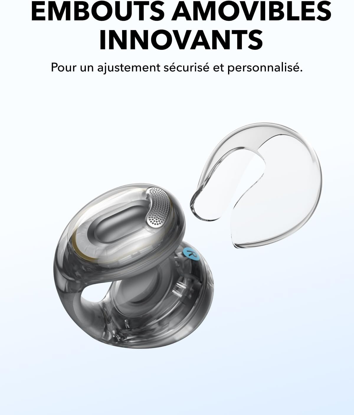 soundcore C40i | Écouteurs clip flexbiles et confortables