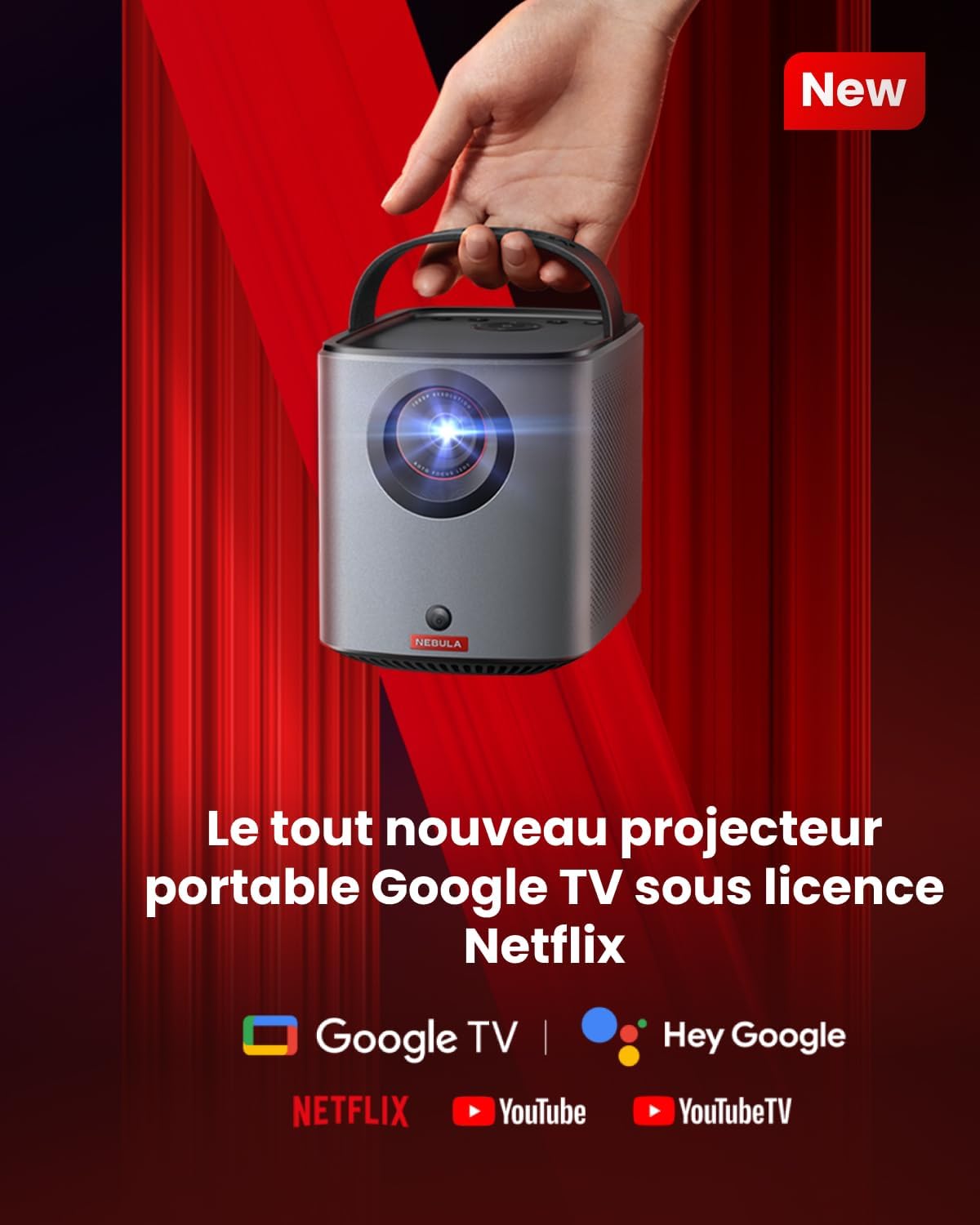 Anker Nebula Mars 3 Air Vidéoprojecteur 1080p