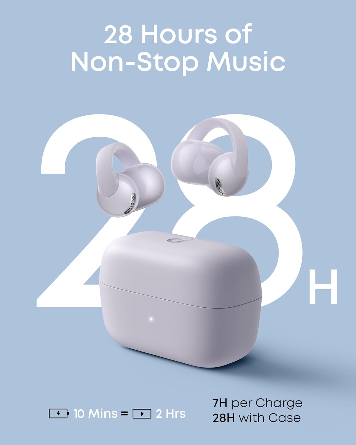 soundcore C50i | Écouteurs clip flexbiles et confortables