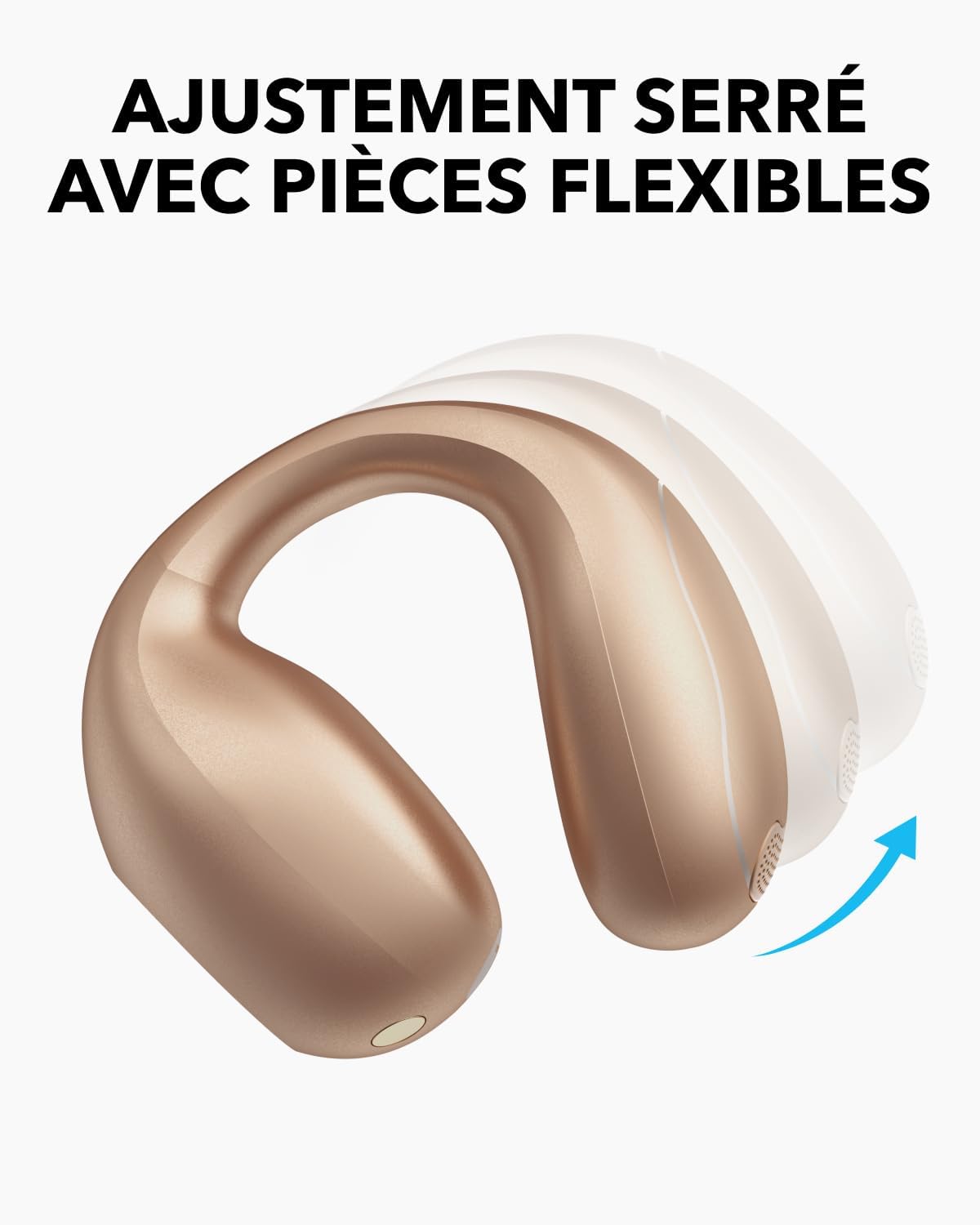 soundcore C40i | Écouteurs clip flexbiles et confortables