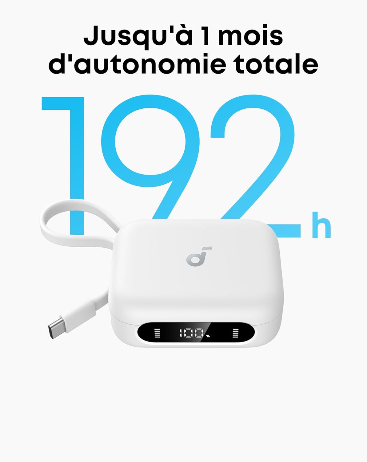 P41i | Écouteurs à Réduction de Bruit Adaptative avec Chargeur de Téléphone