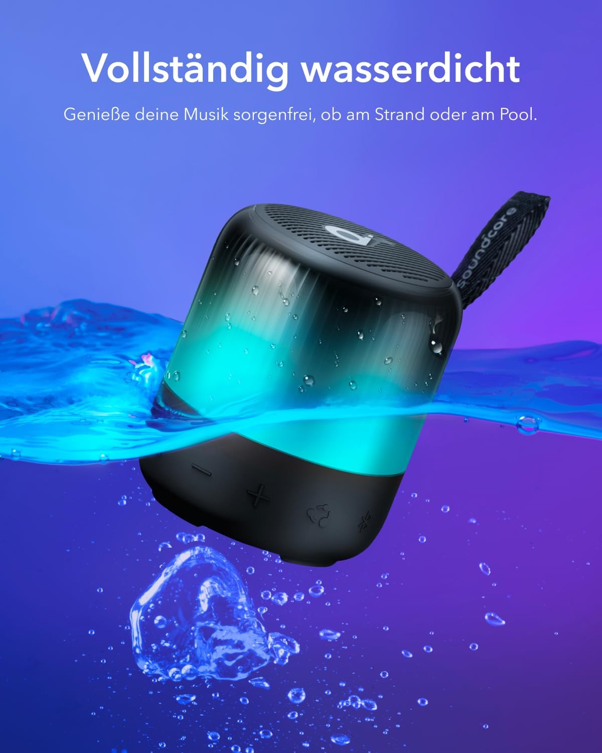 soundcore Glow Mini Enceinte Bluetooth Puissante