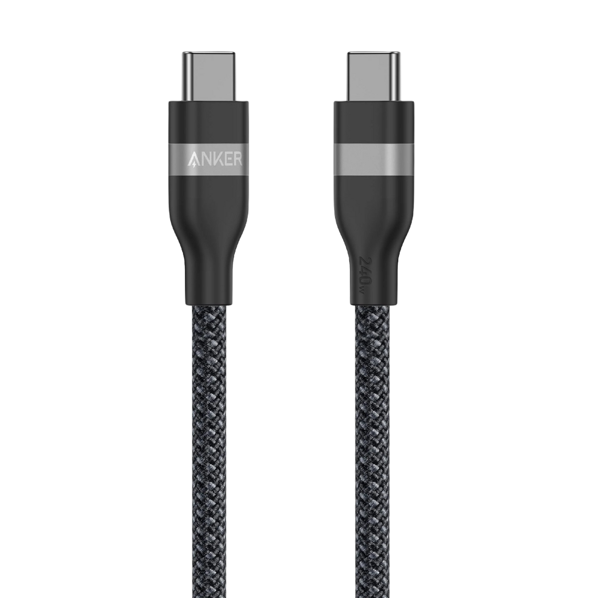 Câble Anker USB-C vers USB-C (240 W, upcyclé et tressé)