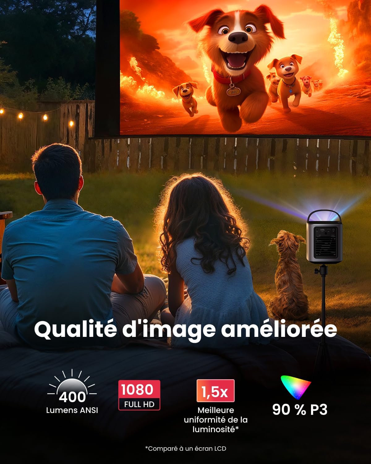 Anker Nebula Mars 3 Air Vidéoprojecteur 1080p