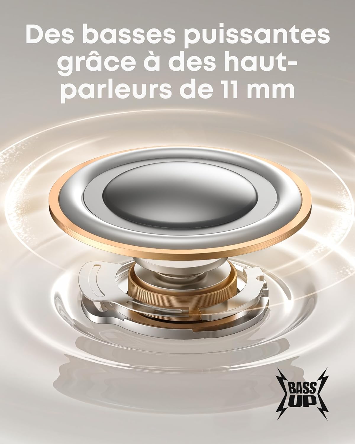 P41i | Écouteurs à Réduction de Bruit Adaptative avec Chargeur de Téléphone