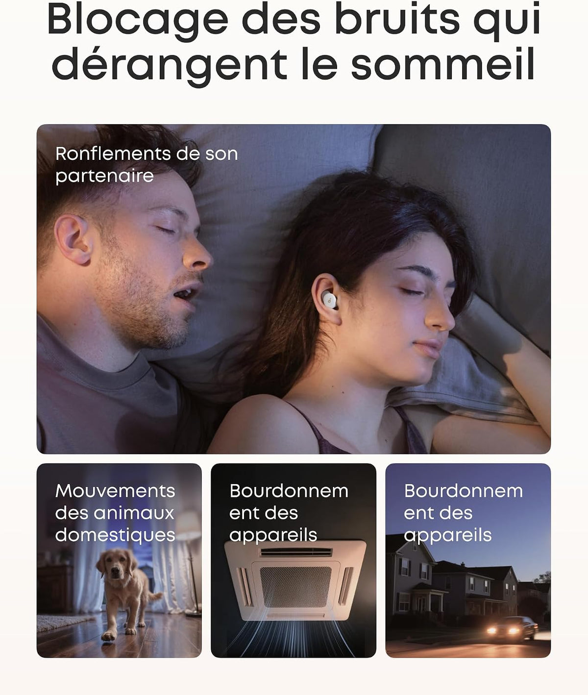soundcore Sleep A30 | Les tout premiers écouteurs de sommeil Smart ANC