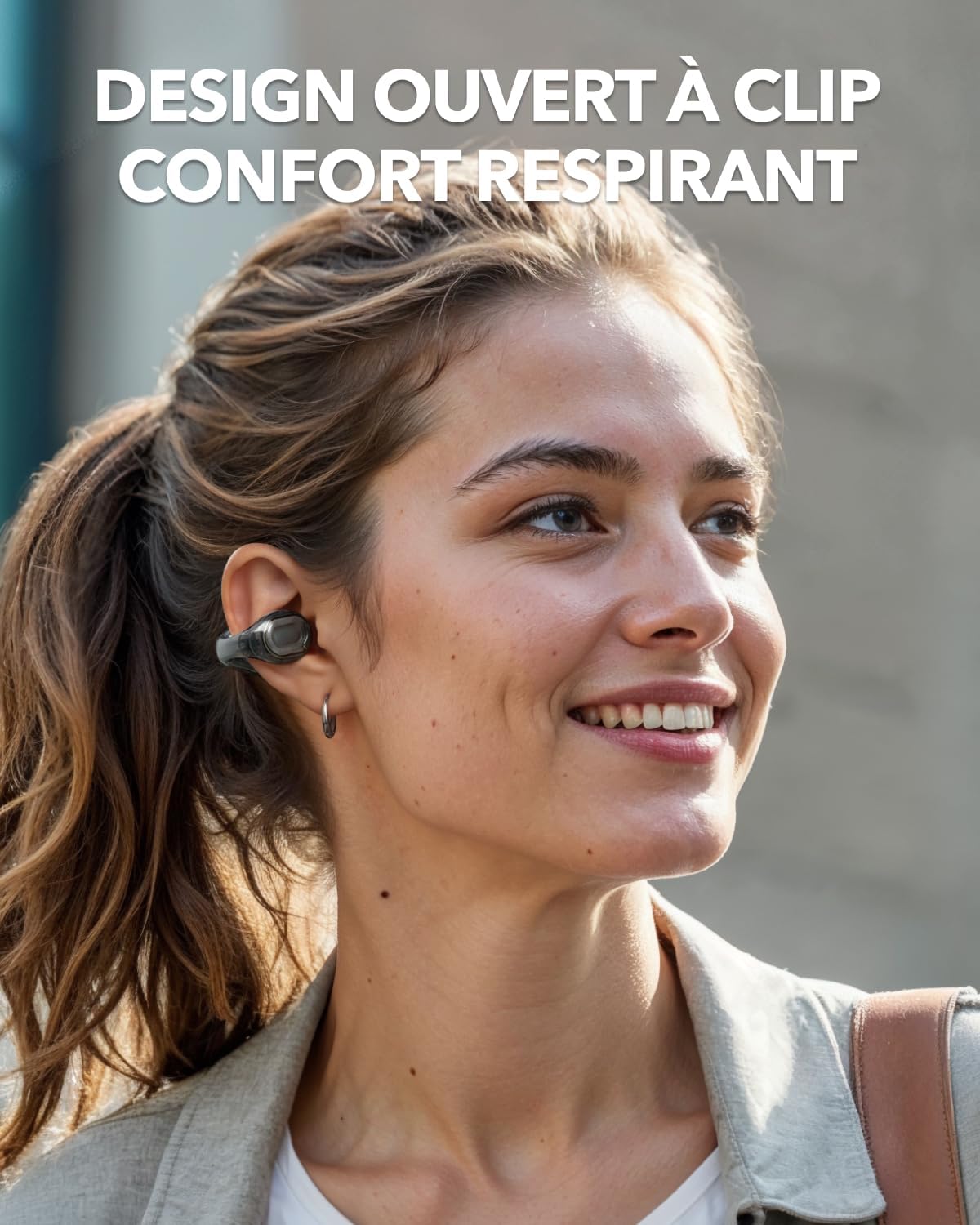 soundcore C40i | Écouteurs clip flexbiles et confortables