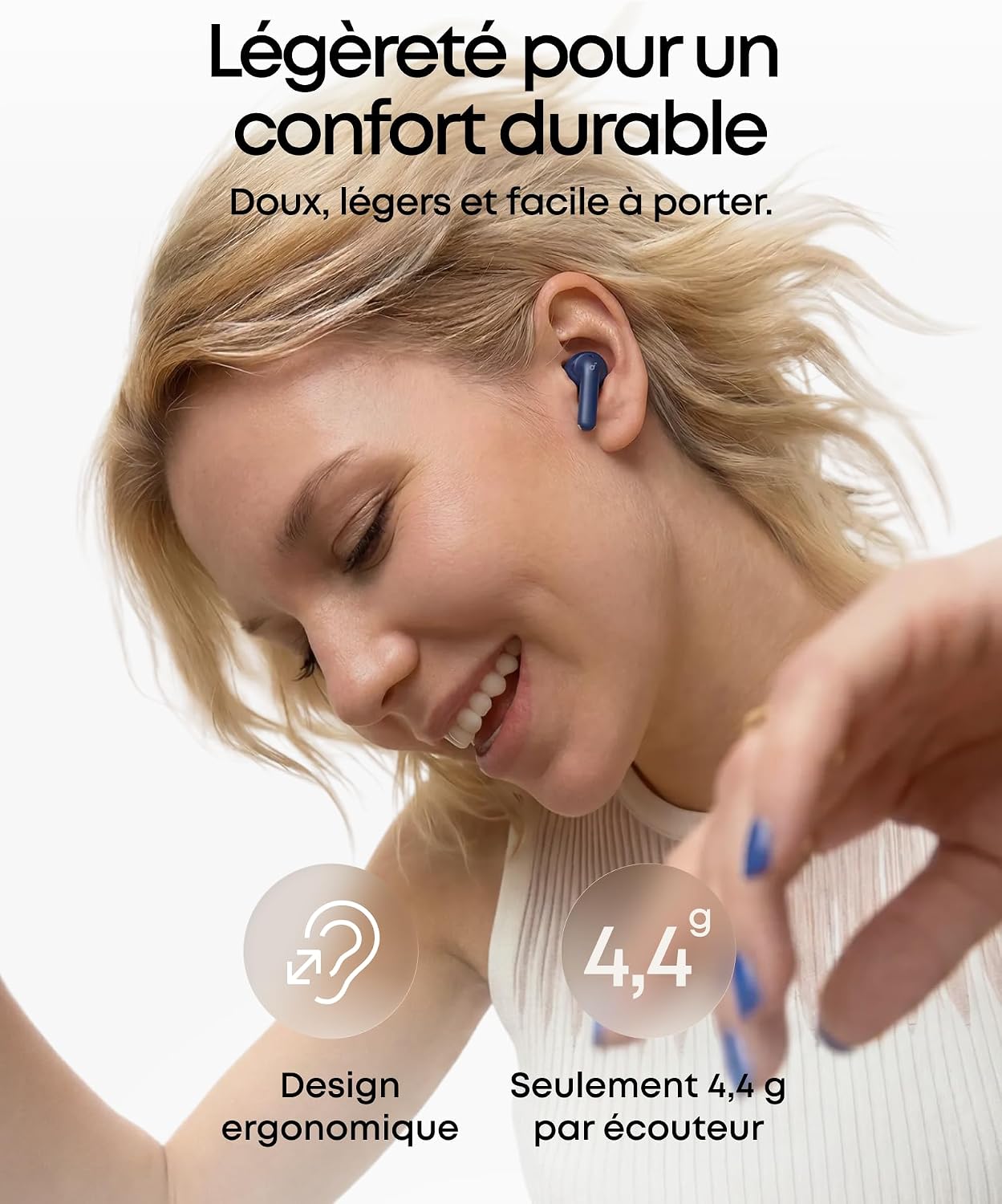 Soundcore Anker P42i | écouteurs Bluetooth sans Fil avec ANC adaptative