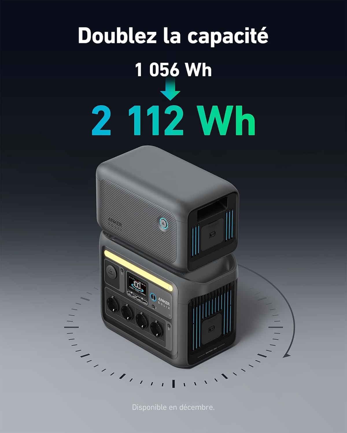 Anker SOLIX C1000 station électrique portable