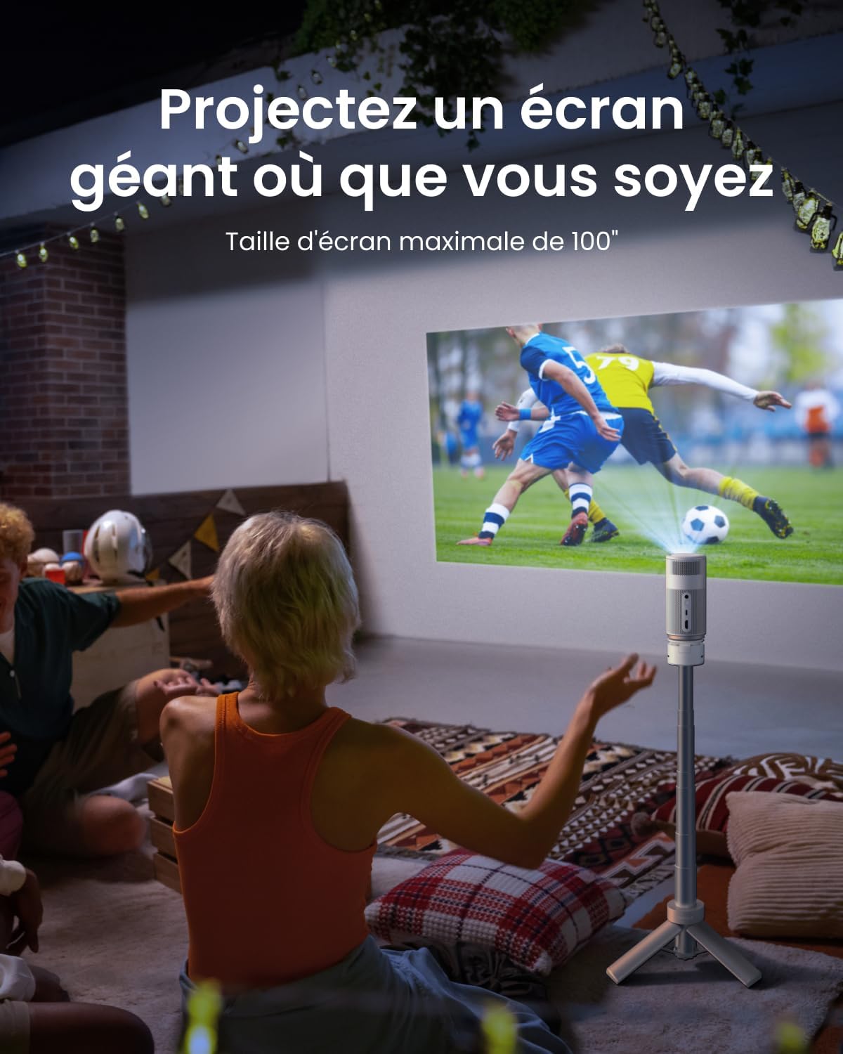 Capsule Air | Le plus petit projecteur Google TV au monde