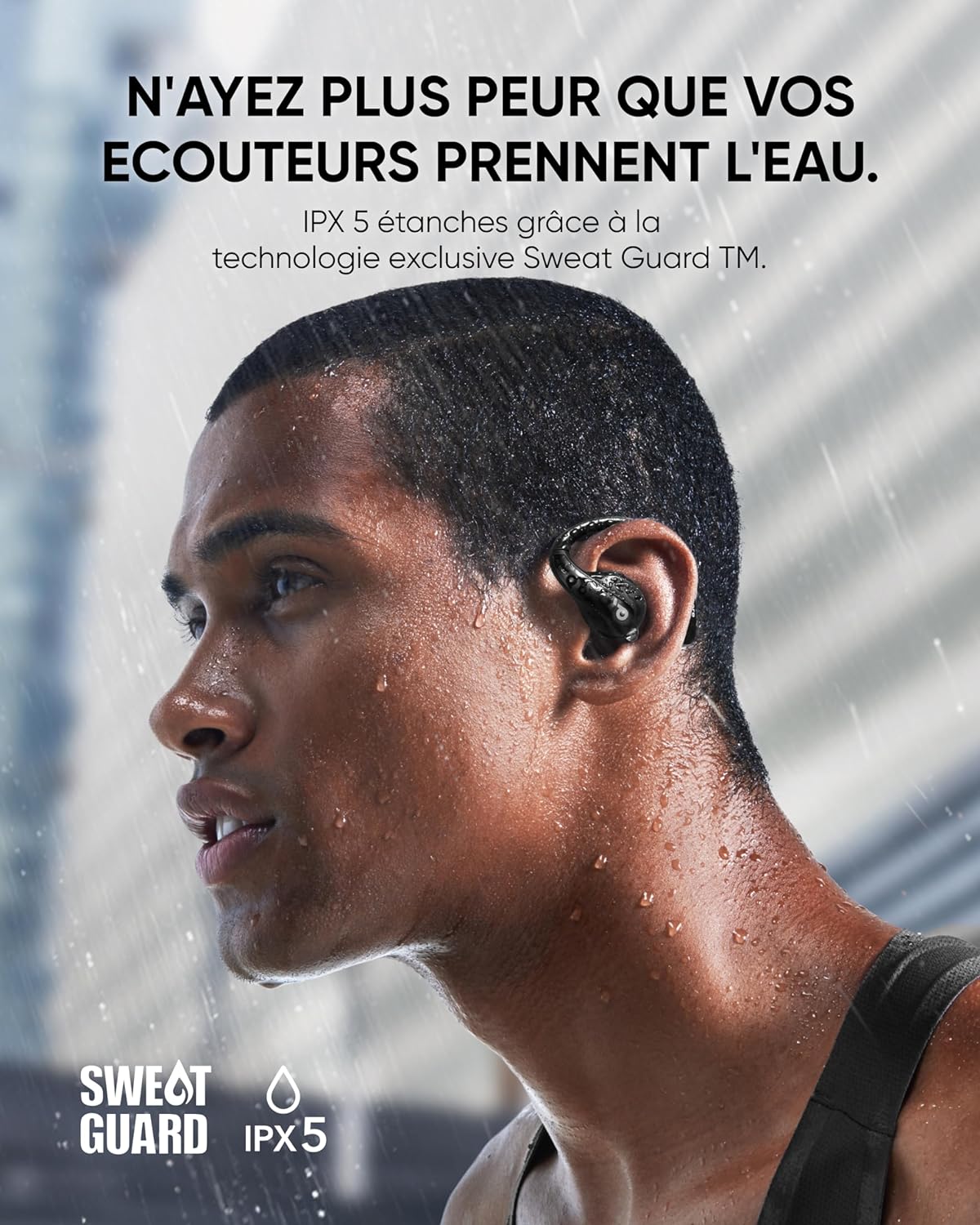 AeroFit Pro | Écouteurs de sport ouverts sécurisés