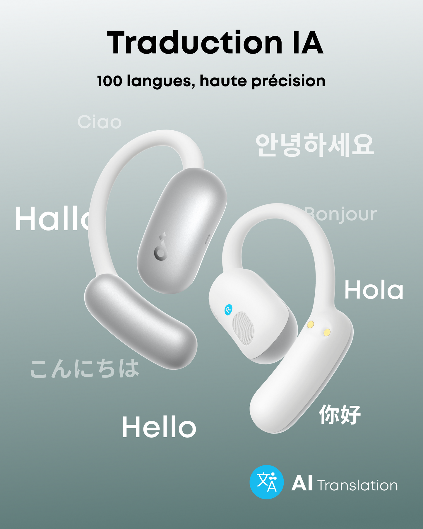 AeroFit 2 Assistant IA | La traduction IA pour un monde connecté
