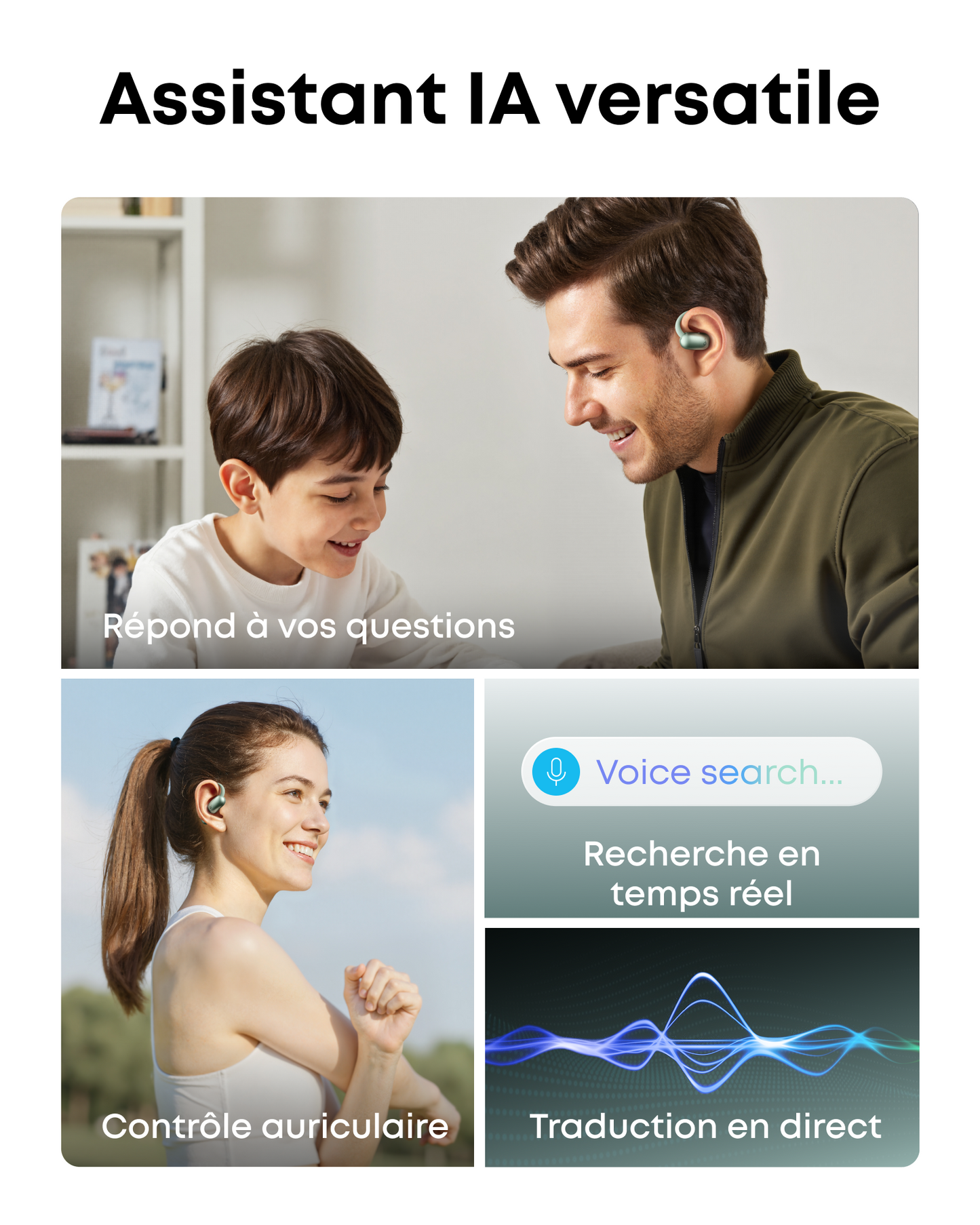 AeroFit 2 Assistant IA | La traduction IA pour un monde connecté