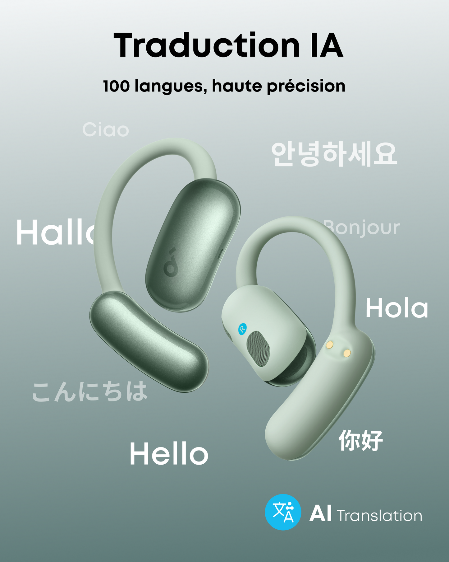AeroFit 2 Assistant IA | La traduction IA pour un monde connecté