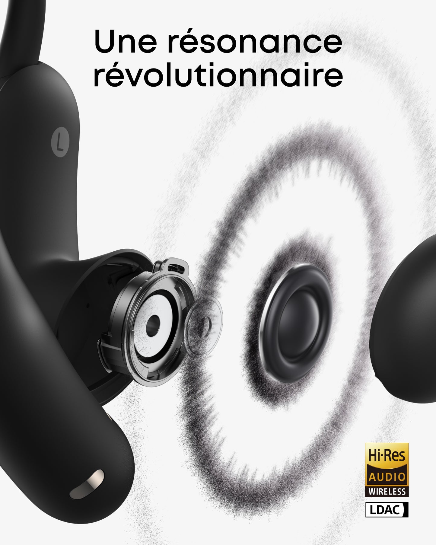 AeroFit 2 Pro | Écouteurs deux modes avec oreille libre et réduction de bruit active