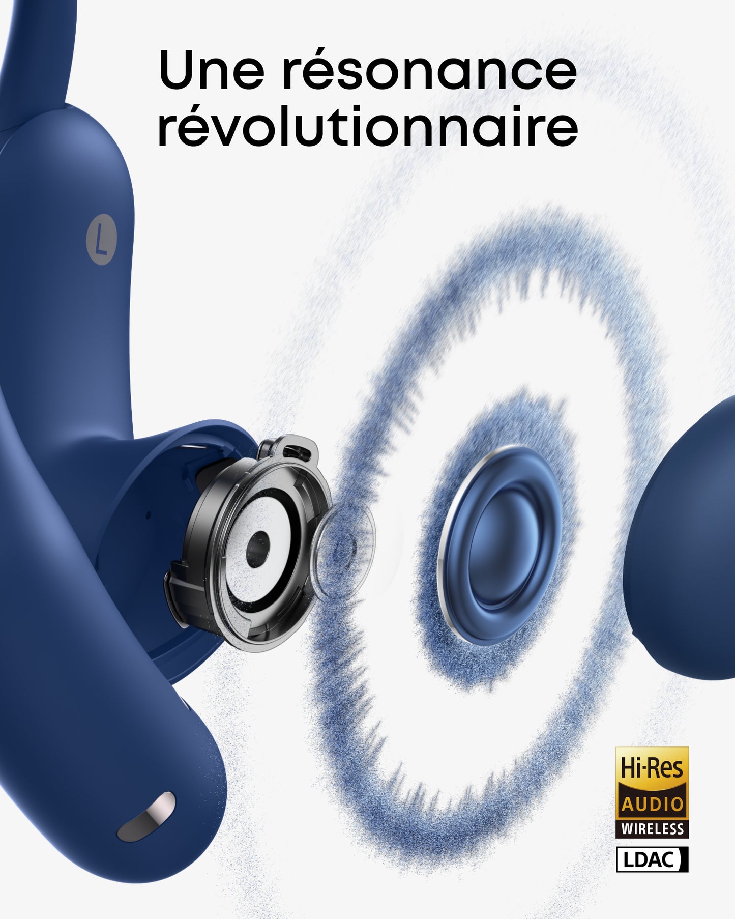 AeroFit 2 Pro | Écouteurs deux modes avec oreille libre et réduction de bruit active