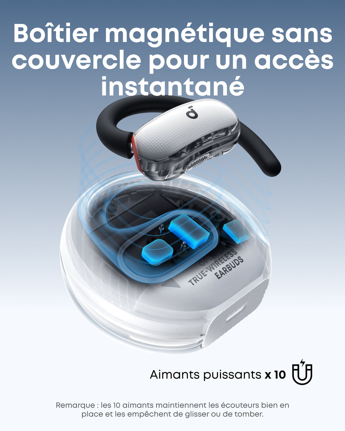 V40i | écouteurs Oreilles Libres à Conduction osseuse