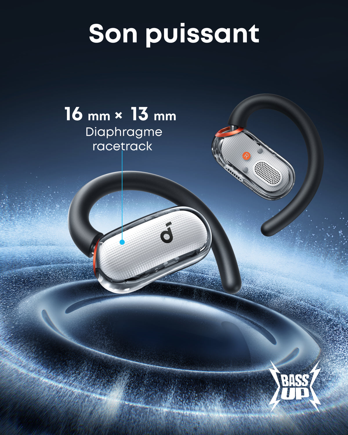 V40i | écouteurs Oreilles Libres à Conduction osseuse