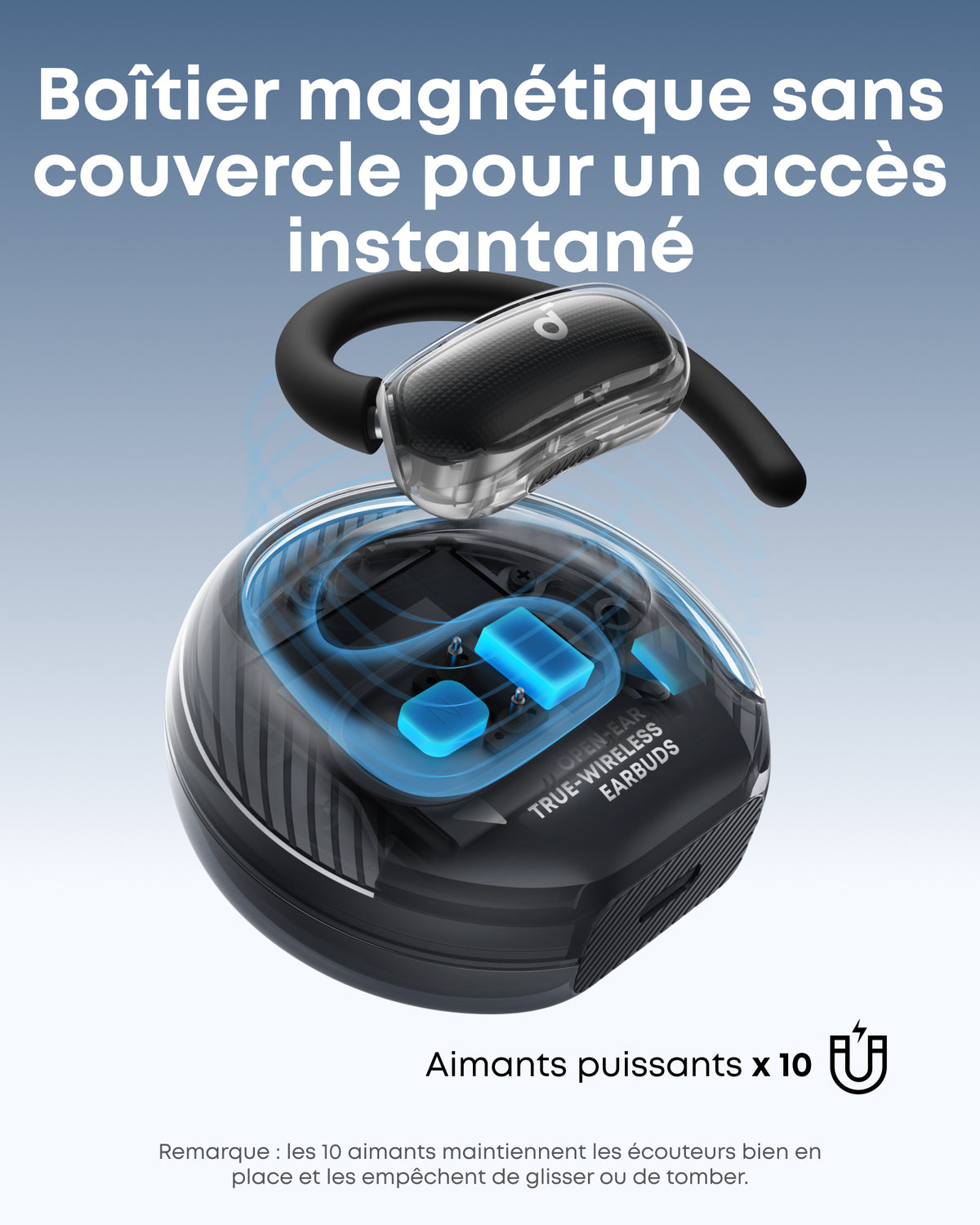V40i | écouteurs Oreilles Libres à Conduction osseuse