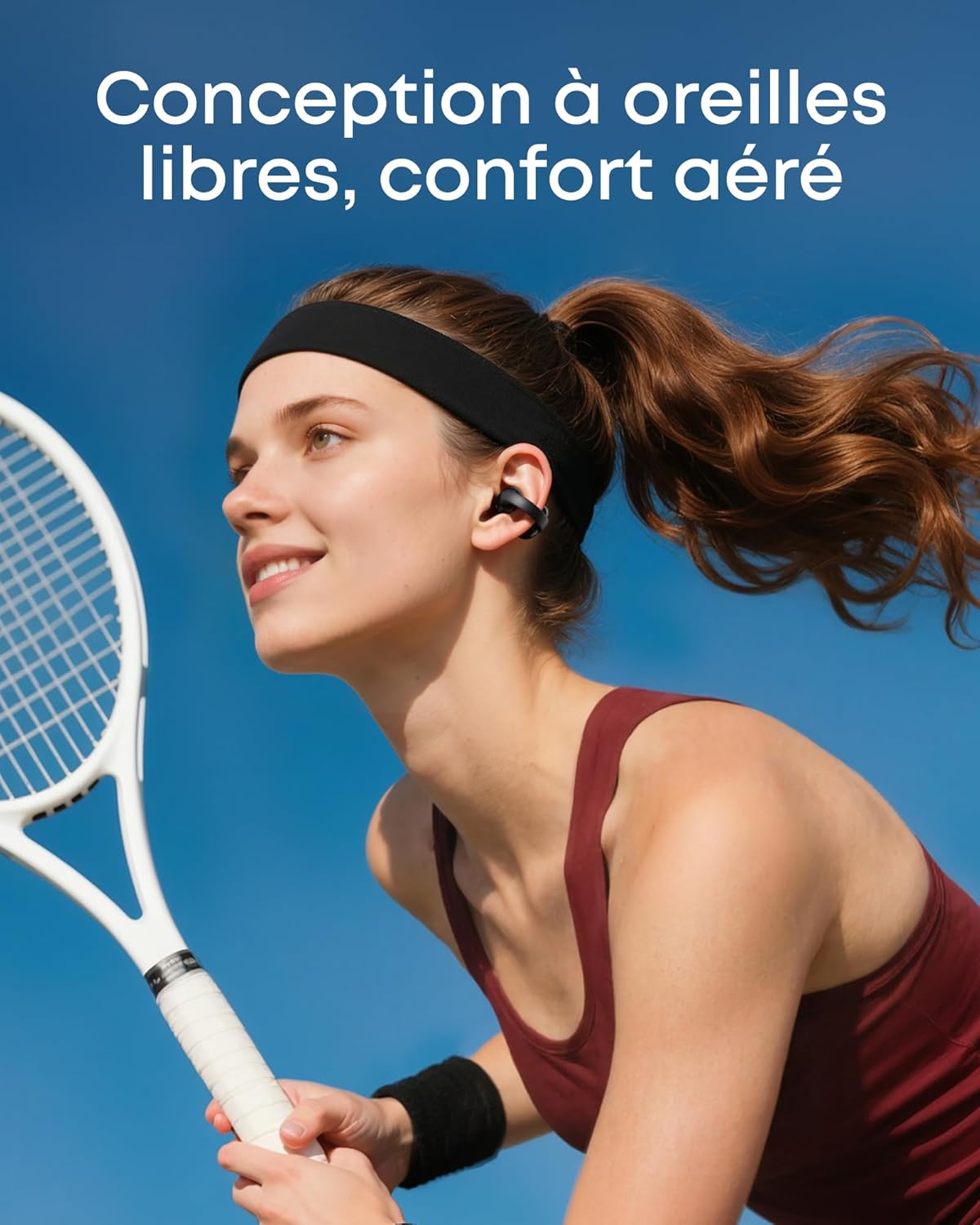 soundcore C50i | Écouteurs clip flexbiles et confortables