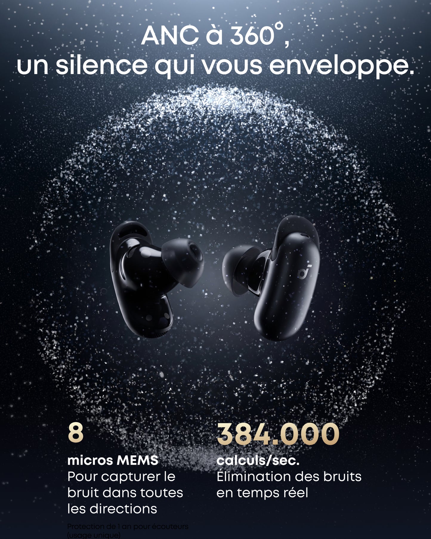 Liberty 5 Pro Max | écouteurs à réductionde bruit, Thus™, appels clairs, prise de notes IA