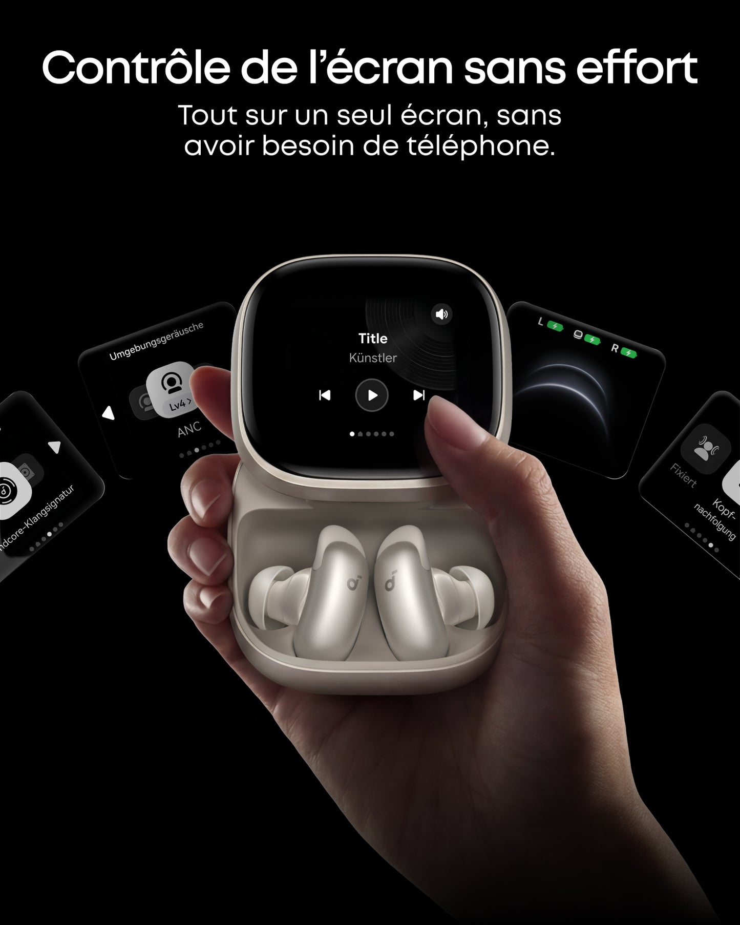 Liberty 5 Pro Max | écouteurs à réductionde bruit, Thus™, appels clairs, prise de notes IA