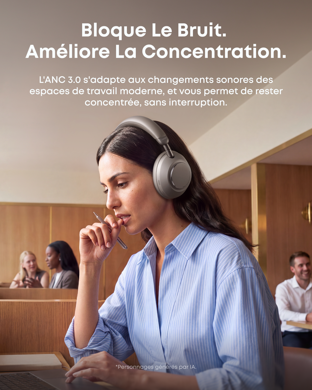 Anker soundcore Space 2 Pro, casque circum-auriculaires, son cristallin