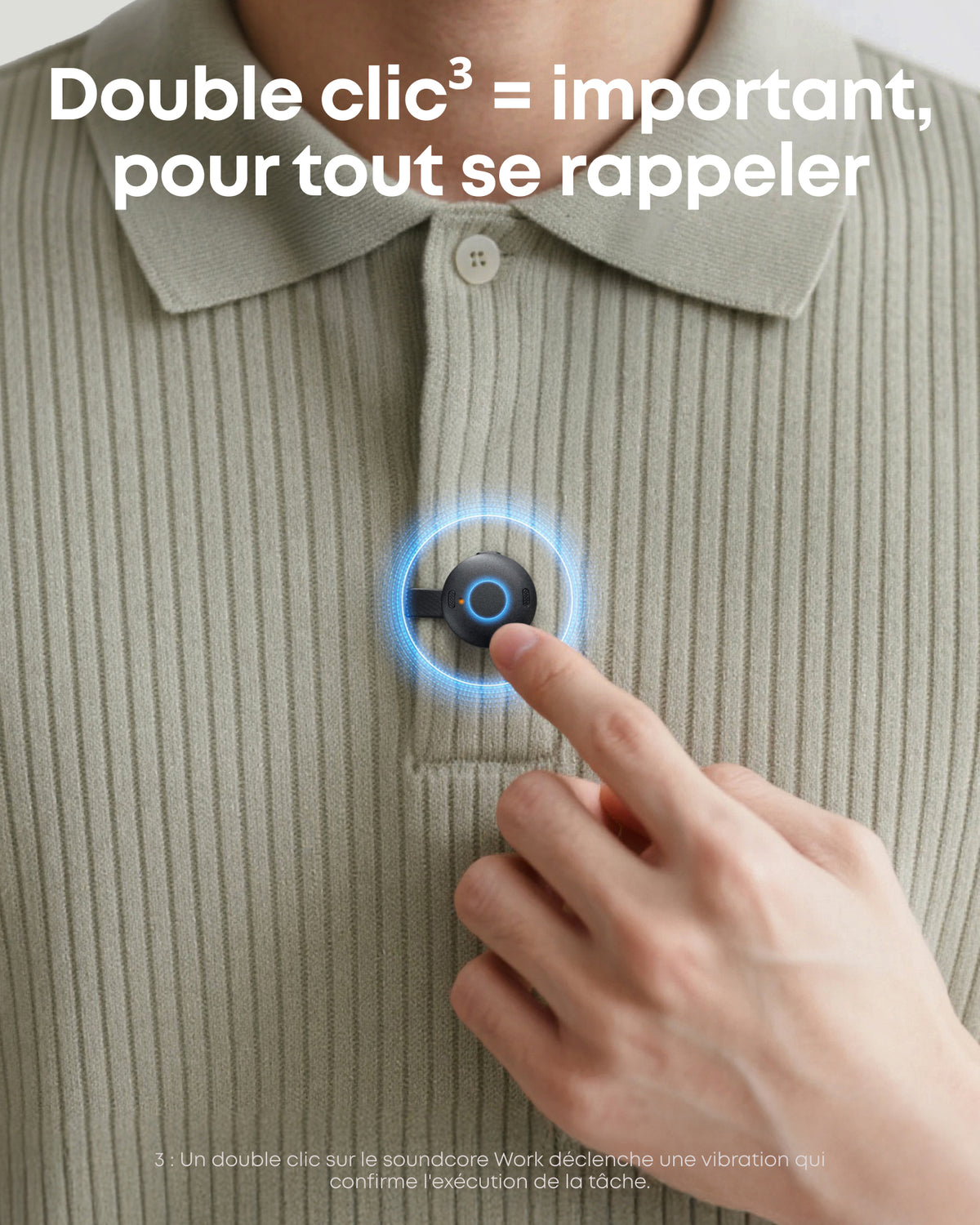 Enregistreur IA soundcore Work | Enregistrement net et intelligent