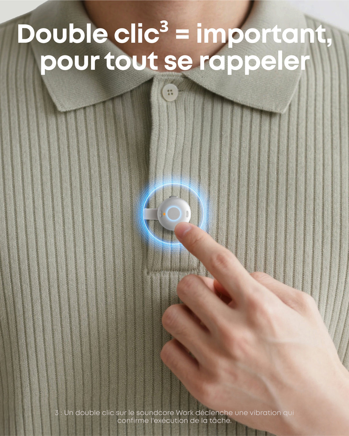 Enregistreur IA soundcore Work | Enregistrement net et intelligent