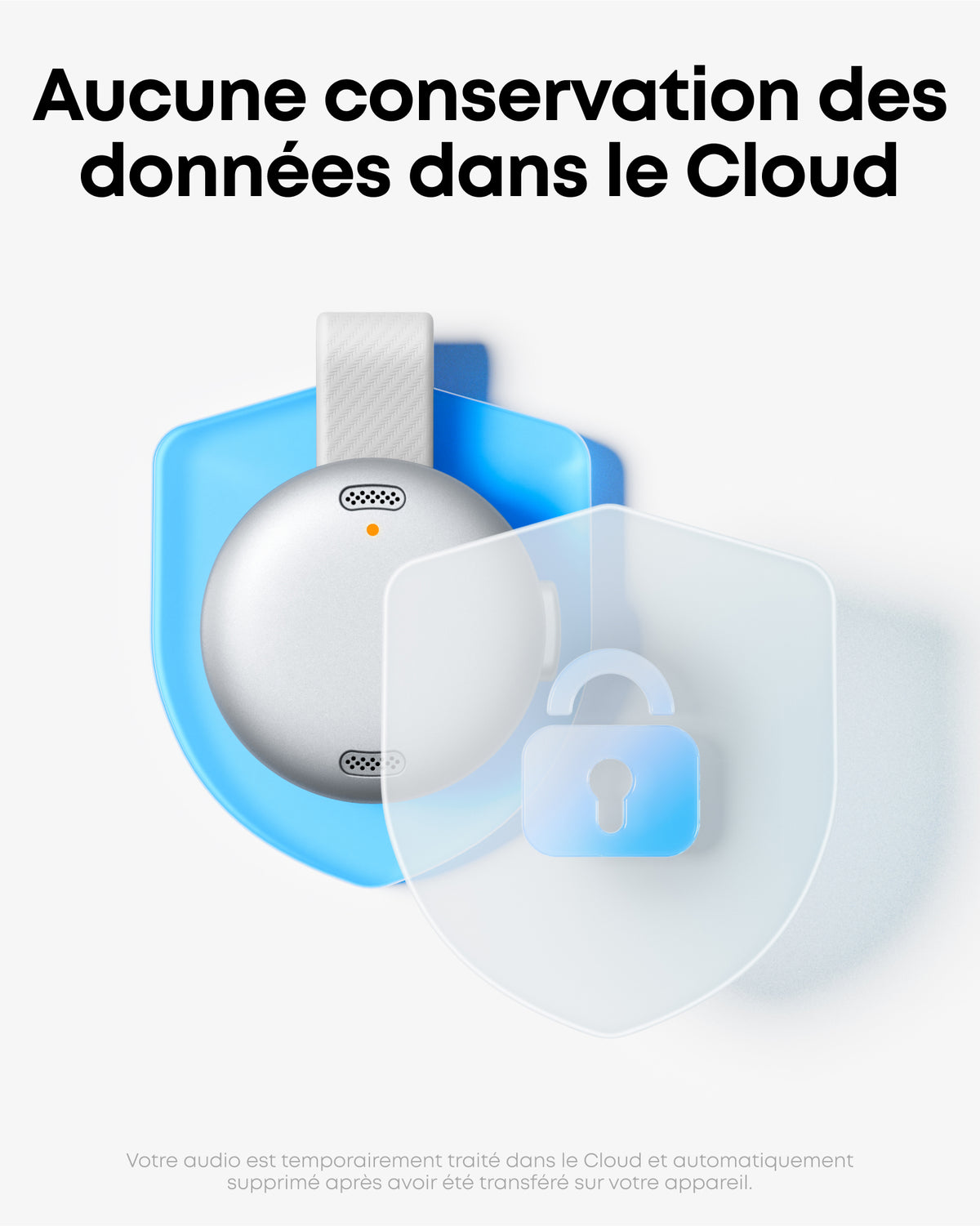 Enregistreur IA soundcore Work | Enregistrement net et intelligent